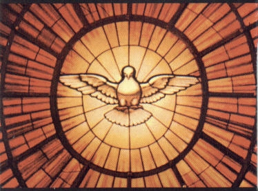 The Dove, the symbol of the Holy Spirit